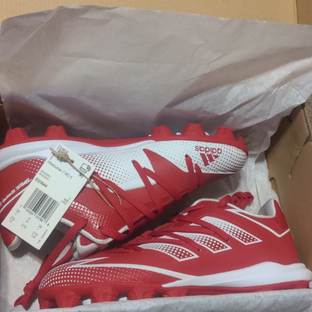 Adidas afterburner 7 MD K baseball cleats